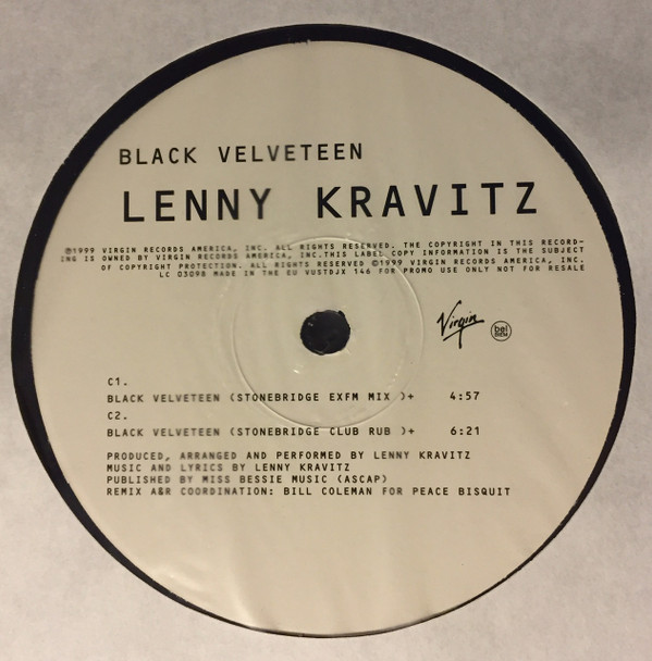 Lenny Kravitz - Black Velveteen | Virgin (VUSTDJX 146) - 4