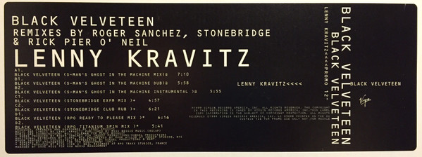 Lenny Kravitz - Black Velveteen | Virgin (VUSTDJX 146) - 6