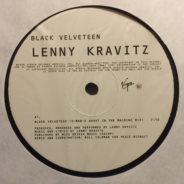 Lenny Kravitz - Black Velveteen | Virgin (VUSTDJX 146) - 2