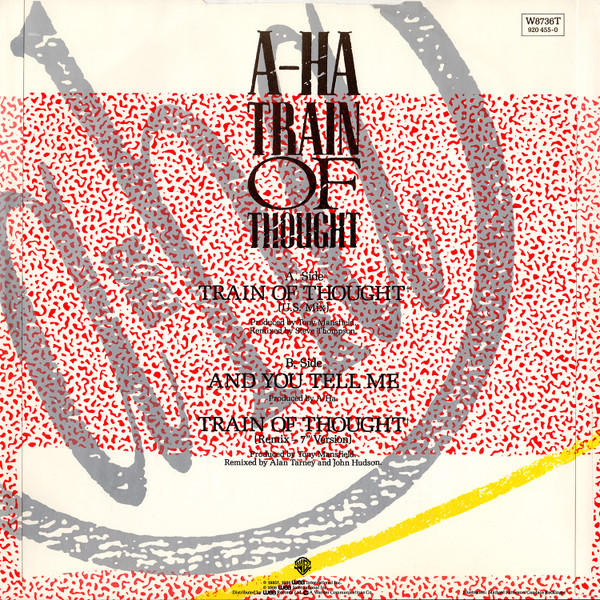 a-ha - Train Of Thought | Warner Bros. Records (W 8736 T) - 2