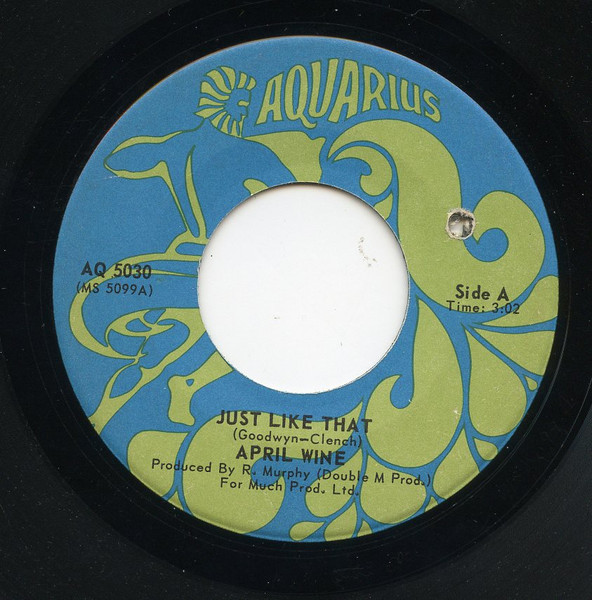 April Wine - Just Like That | Aquarius Records (AQ 5030) - 2