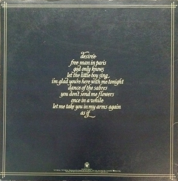 Neil Diamond - I'm Glad You're Here With Me Tonight | Columbia (JC 34990) - 2