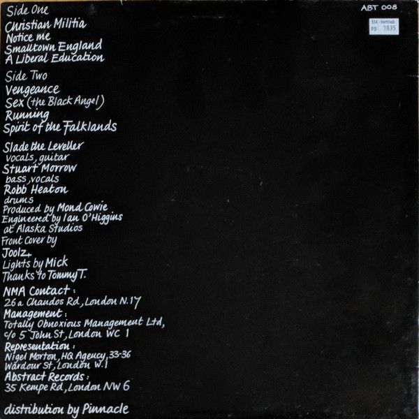 New Model Army - Vengeance | Abstract Records (ABT 008) - 2 New Model Army - Vengeance | Abstract Records (ABT 008) - 2