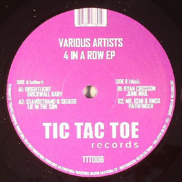 Various - 4 In A Row EP | Tic Tac Toe Records (TTT006) - main