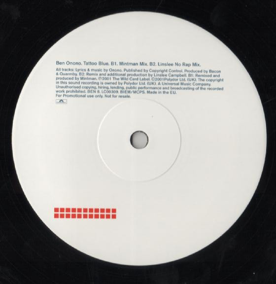 Ben Onono - Tattoo Blue | Polydor (BEN 8) - 4