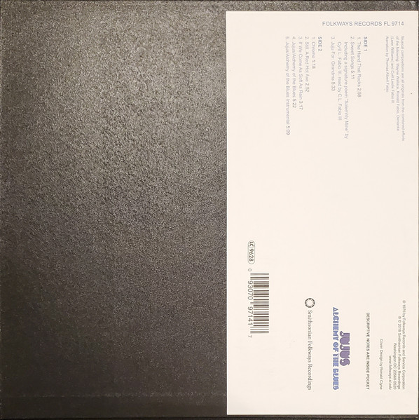Sarah Webster Fabio - Jujus / Alchemy Of The Blues | Folkways Records (FL 9714) - 2