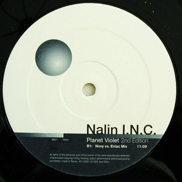 Nalin Inc. - Planet Violet (2nd Edition) | Kosmo Records (KOS 009-R) - 4