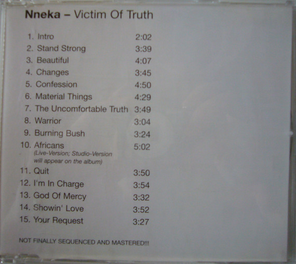 Nneka - Victim Of Truth | Yo Mama's Recording (YPS 7991-2)