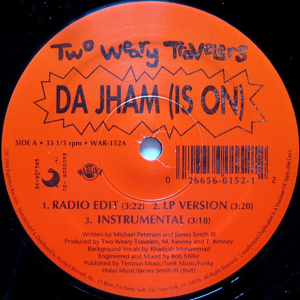 Two Weary Travelers - Da Jham (Is On) | Explosive Records Inc (WAR-152) Two Weary Travelers - Da Jham (Is On) | Explosive Records Inc (WAR-152)