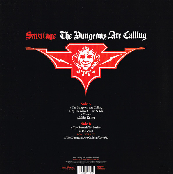 Savatage - The Dungeons Are Calling | Ear Music Classics (0215671EMU) - 3 Savatage - The Dungeons Are Calling | Ear Music Classics (0215671EMU) - 3