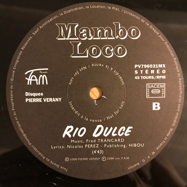 Mambo Loco - Señor Trinidad | Disques Pierre Verany (PV796031MX) - 4 Mambo Loco - Señor Trinidad | Disques Pierre Verany (PV796031MX) - 4