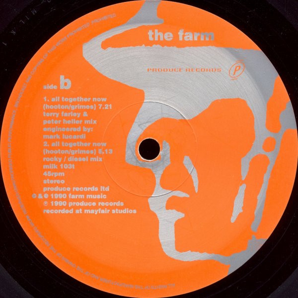 The Farm - All Together Now  | Produce Records (milk 103t) - 4