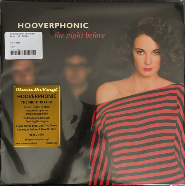 Hooverphonic - The Night Before (Limited Numbered Edition - MOV - Smoke Vinyl) [Vinyl] | Music On Vinyl (MOVLPS2139) - 2