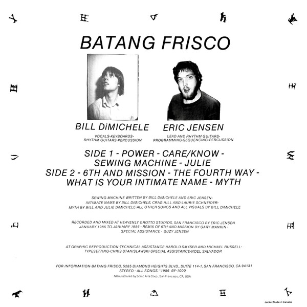 Batang Frisco - Batang Frisco | Not On Label (Batang Frisco Self-released) (BF-1000) - 2