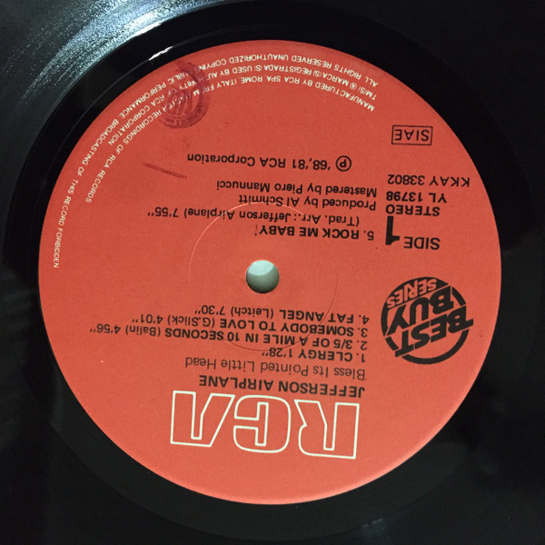 Jefferson Airplane - Bless Its Pointed Little Head | RCA (YL 13798) - 3 Jefferson Airplane - Bless Its Pointed Little Head | RCA (YL 13798) - 3