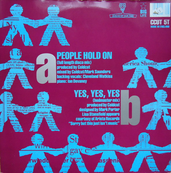 Coldcut Featuring Lisa Stansfield - People Hold On | Ahead Of Our Time (CCUT 5T) - 2