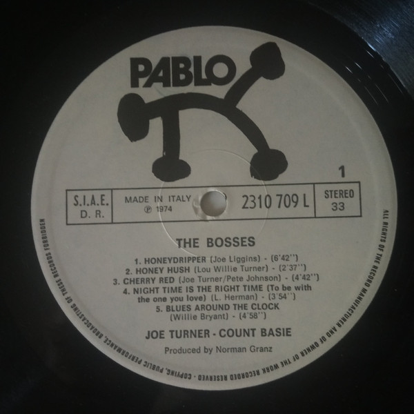 Big Joe Turner / Count Basie - The Bosses | Pablo Records (2310 709 L) - 3