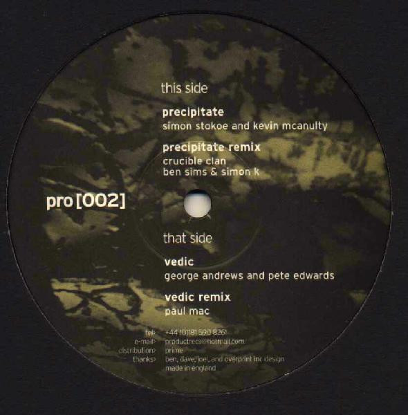 Various - Vedic / Precipitate | Product (PRO 002)