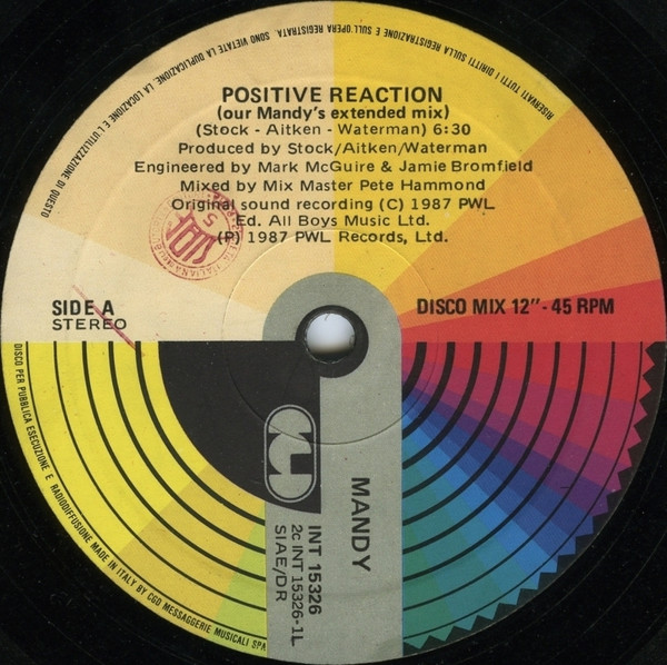 Mandy Smith - Positive Reaction | CGD (INT 15326) - 2 Mandy Smith - Positive Reaction | CGD (INT 15326) - 2