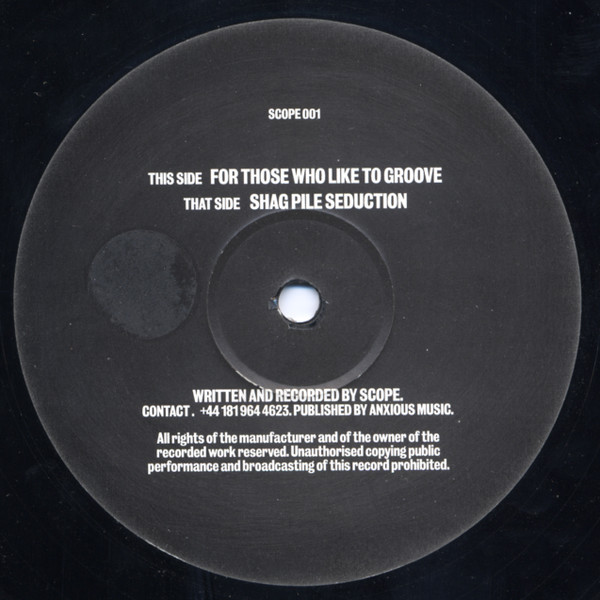Scope - Shag Pile Seduction / For Those Who Like To Groove | Scope (SCOPE 001) - main