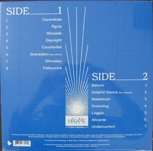 Lesky & Waywell - Mesame | Melting Pot Music (MPM 324) - 2