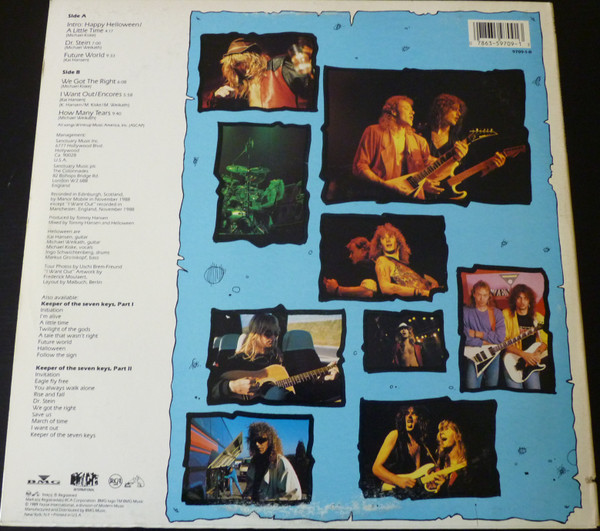 Helloween - I Want Out - Live | RCA (9709-1-R) - 2 Helloween - I Want Out - Live | RCA (9709-1-R) - 2