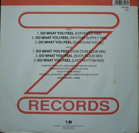 Joey Negro - Do What You Feel | 10 Records (TENX 391) - 2