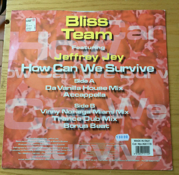 Bliss Team - How Can We Survive | Inprogress (INX1110) - 6