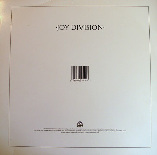Joy Division - Closer | Qwest Records (9 25841-1) - 3 Joy Division - Closer | Qwest Records (9 25841-1) - 3