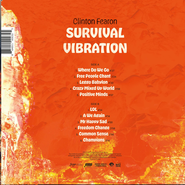 Clinton Fearon - Survival Vibration | Baco Records (LP115) - 2