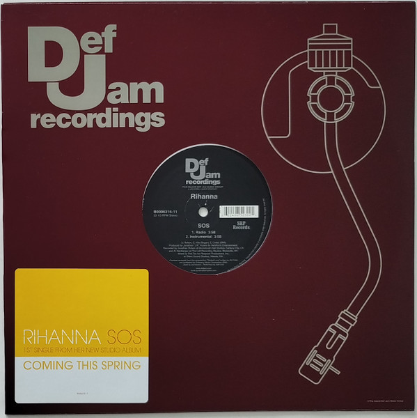 Rihanna - SOS | Def Jam Recordings (B0006315-11)
