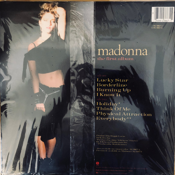 Madonna - The First Album | Warner Bros. Records (92 3867-1) - 2