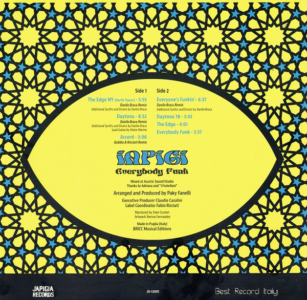 Iapigi - Everybody Funk | Japigia Records (JA-12001)