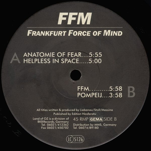 FFM - Frankfurt Force Of Mind | Land Of Oz (VINYLLAND 0005) - 2