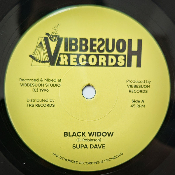 Supa Dave - Black Widow | Vibbesuoh Records (TRS-VHR-1)