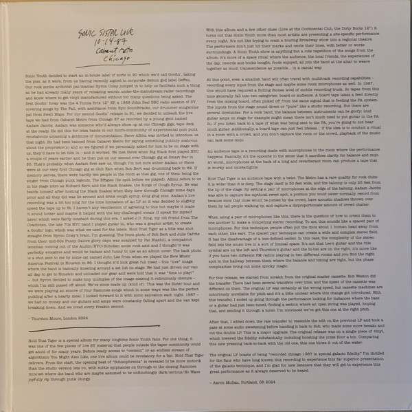 Sonic Youth - Hold That Tiger | Superior Viaduct (SV212) - 3