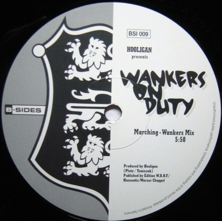DJ Hooligan Presents Da Hool - Wankers On Duty | B-Sides (BSI 009) DJ Hooligan Presents Da Hool - Wankers On Duty | B-Sides (BSI 009)