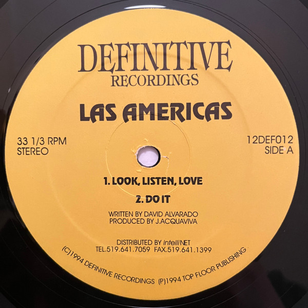Las Americas - Look, Listen, Love / Do It | Definitive Recordings (12DEF012)
