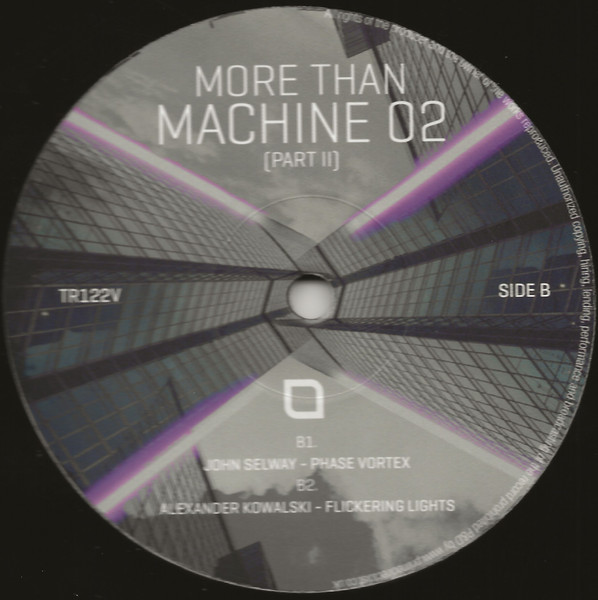 Various - More Than Machine 02 (Part II) | Tronic (TR122V) - 2 Various - More Than Machine 02 (Part II) | Tronic (TR122V) - 2
