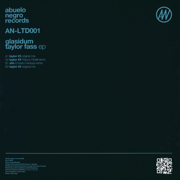 Glasidum - Taylor Fass EP | Abuelo Negro Records (AN-LTD001) - 2