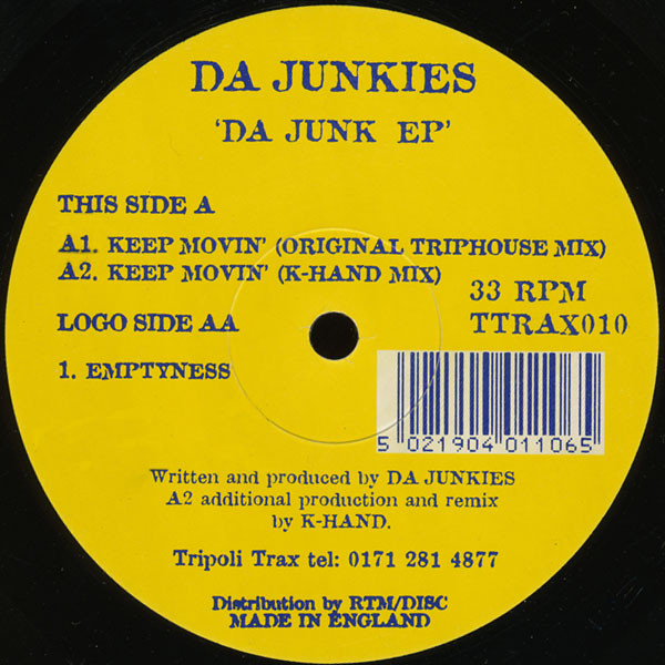 Da Junkies - Da Junk EP | Tripoli Trax (TTRAX010)