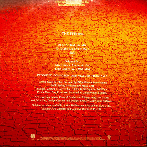 Program 2 - The Feeling | Sire (0-41609) - 4