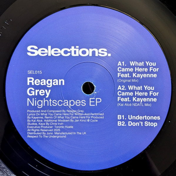 Reagan Grey - Nightscapes EP | Selections. (SEL015)