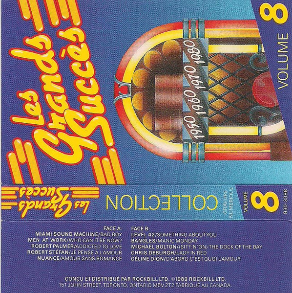 Various - Collection Les Grands Succès 1950 1960 1970 1980 Volume 8 [Cassette] | EMCI/Rockbill Ltd. (930-3388) - 3