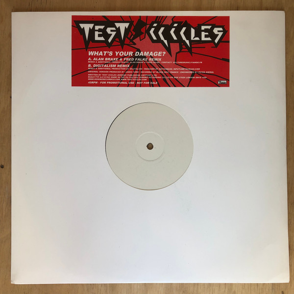 Test Icicles - What's Your Damage? Remixes | Domino (RUG217TP) - main