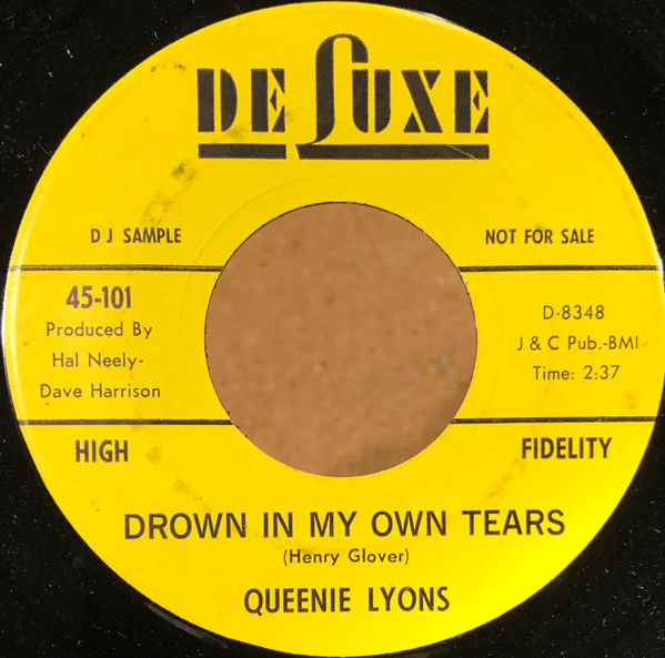 Marie "Queenie" Lyons - Drown In My Own Tears | DeLuxe (45-101) - main
