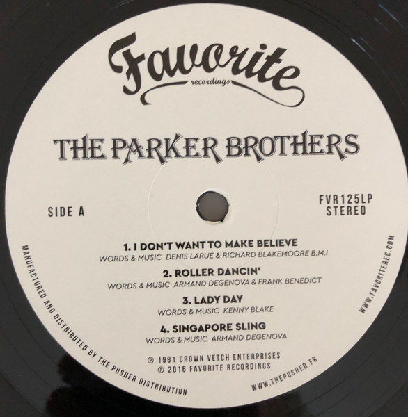 The Parker Brothers - The Parker Brothers | Favorite Recordings (FVR125LP) - 4 The Parker Brothers - The Parker Brothers | Favorite Recordings (FVR125LP) - 4