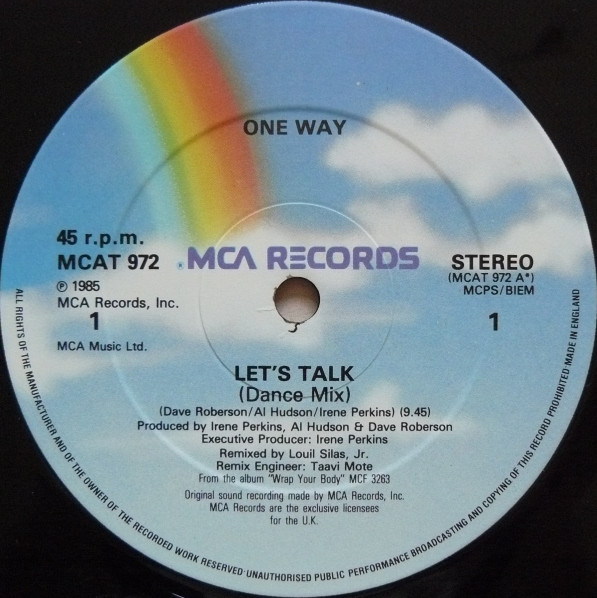 One Way - Let's Talk (Parts 1 & 2) | MCA Records (MCAT 972) - 3