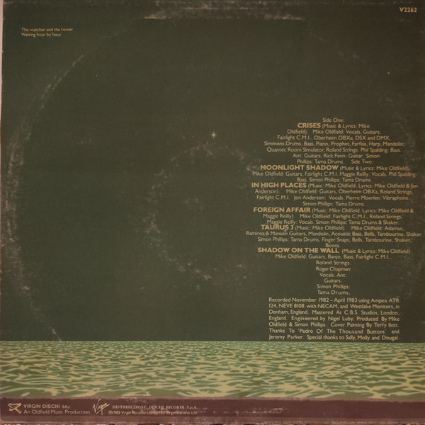 Mike Oldfield - Crises | Virgin (V2262) - 2