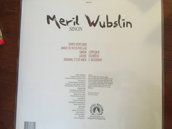 Meril Wubslin - SINON | Cheptel Records (CHPTL015) - 2
